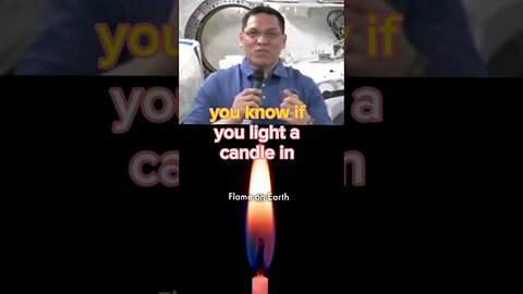 What Happen if you Light a Candle on ISS Space Station?