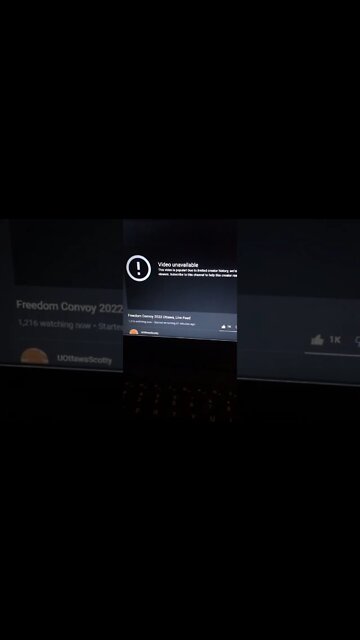 Canadian Truckers Freedom Convoy CENSORED by YouTube