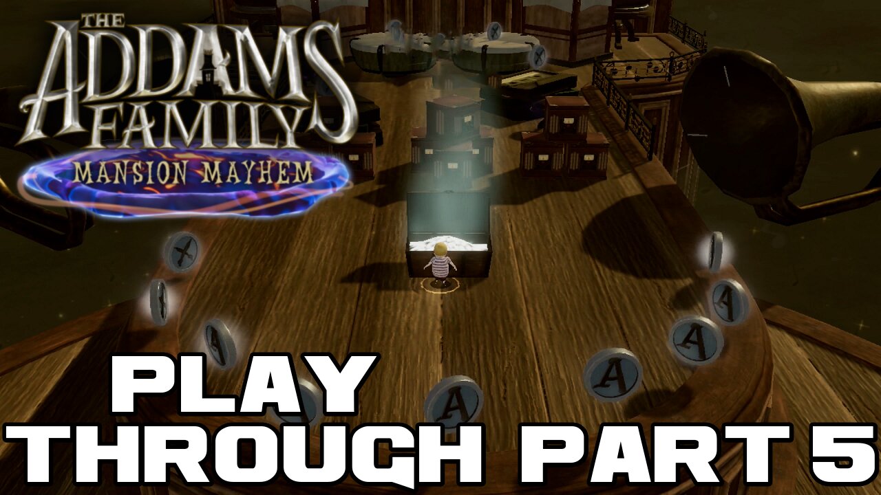 🎃👻🦇 The Addams Family: Mansion Mayhem - Part 5 - Nintendo Switch Playthrough 🦇👻🎃 😎Benjamillion