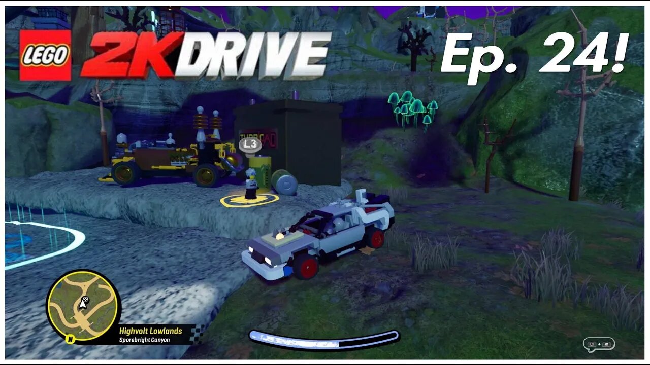 Lego 2K Drive: Episode 24: Hauntsborough Goes Back To The Future!