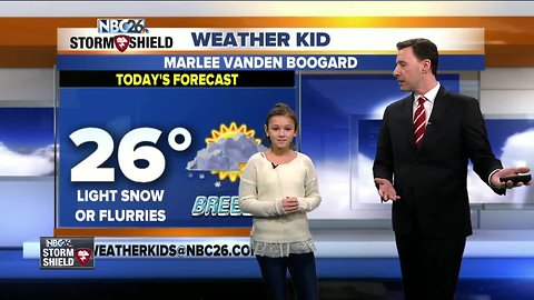 Meet Marlee Vanden Boogard, our NBC26 Weather Kid!