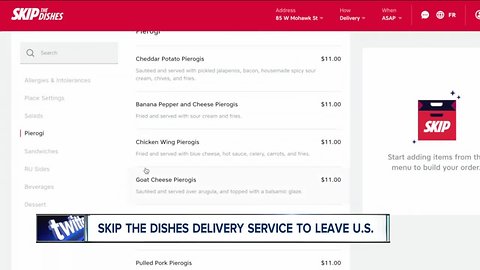 Food delivery app to leave the U.S.