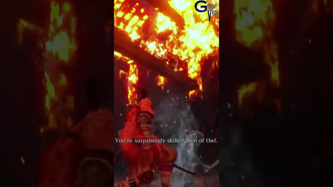 My Grandma sets her house on fire & attacks me! Lady Butterfly #SEKIRO #SHORTS