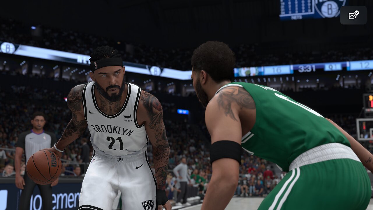 J1C NBA 2K24 Myleague Boston Celtics vs Brooklyn Nets PS5 4K