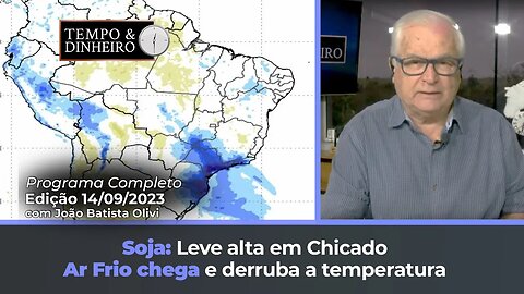 Soja: leve alta em chicago, ar frio chega e derruba a temperatura