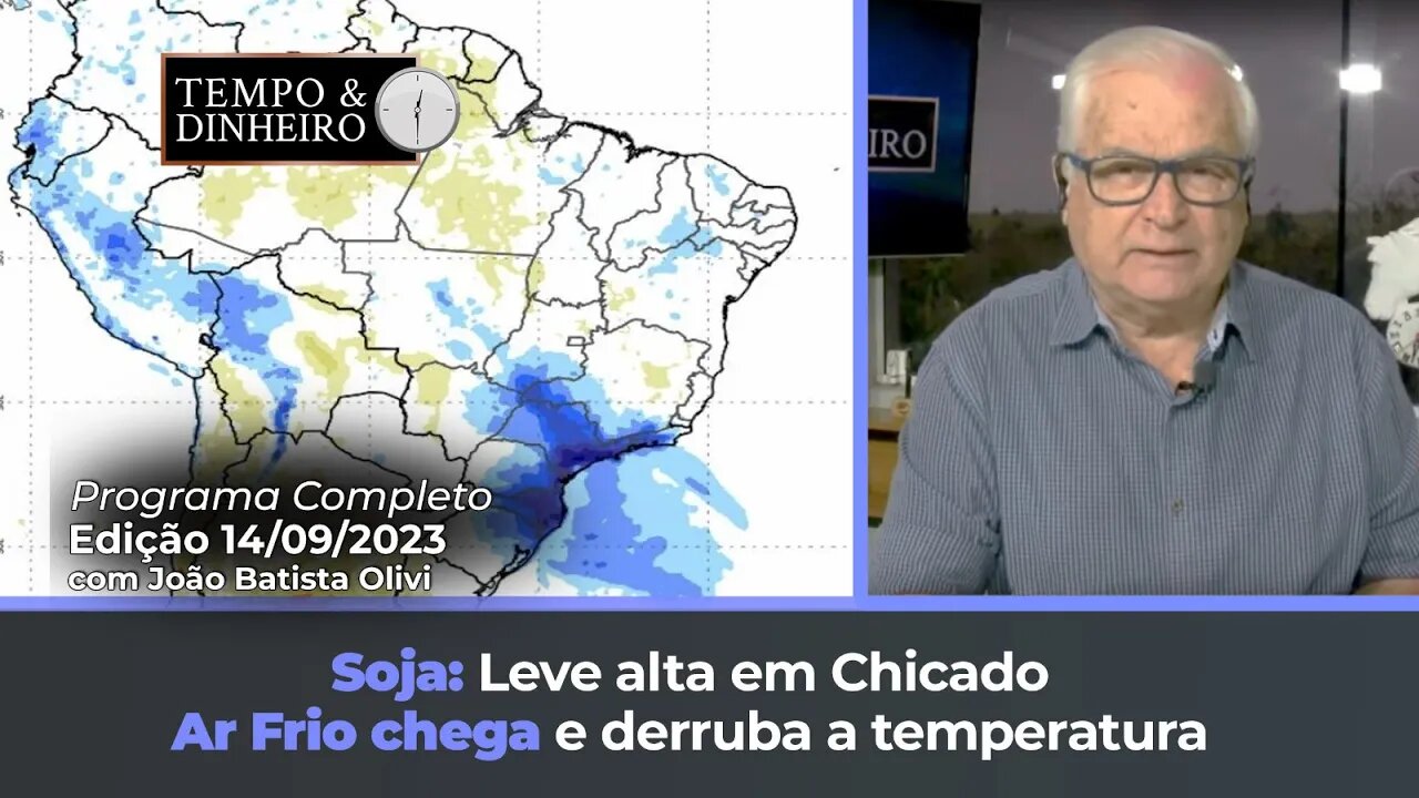 Soja: leve alta em chicago, ar frio chega e derruba a temperatura