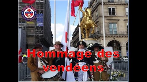 Les vendéens à l'hommage national de Sainte Jeanne d'Arc