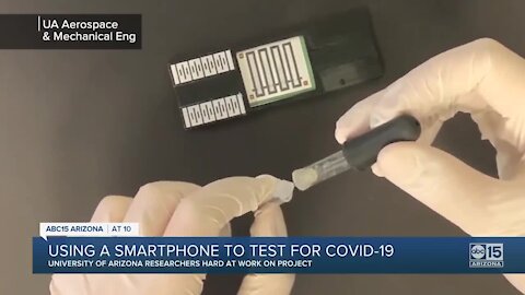 Using a smartphone to test for COVID-19