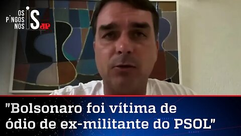 Exclusivo: Senador Flávio Bolsonaro fala sobre saúde do pai