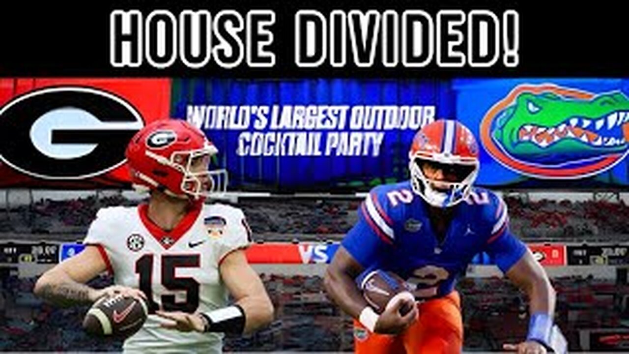 Georgia Bulldogs vs Florida Gators | Live Play by Play & Watch Party Stream | A HOUSE DIVIDED 24' 🏈🔥