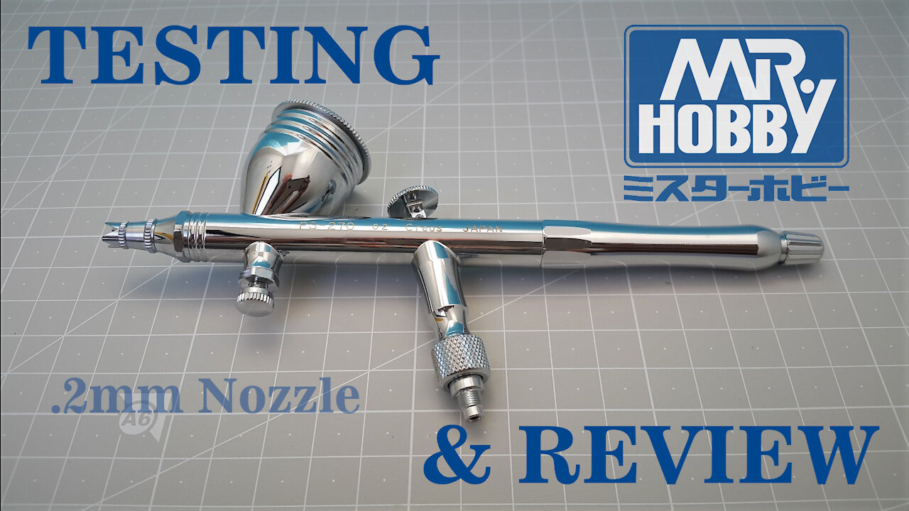 Mr.Hobby PS-270 Procon Boy FWA Platinum .2mm Dual-Action Airbrush Review