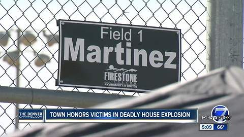 Town honors victims in deadly Firestone house explosion