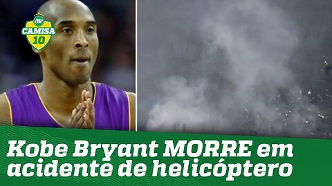 "Kobe Bryant foi o ÍDOLO de uma geração!" Astro da NBA morre em acidente de helicóptero