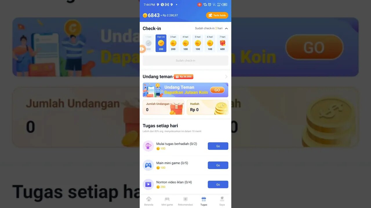 REDEEM KODE TAPCOIN BTKQEUA ( BISA JAJAN ATAU BELI PULSA !!! )) -- FRANSISCA SIM