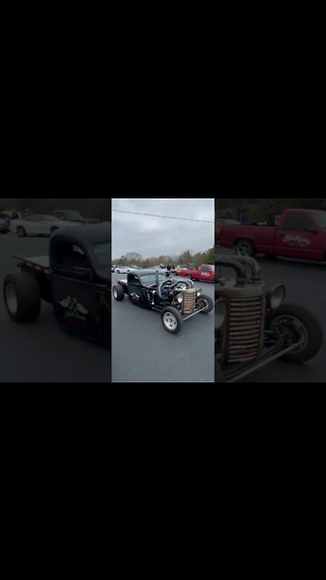 EHR Walk around: Diesel powered '46 Chevy Rat Rod at Paradise Drags