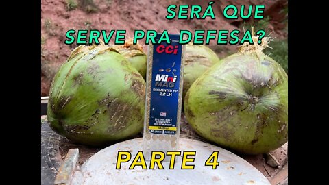 22 CCI MINIMAG SERVE PARA DEFESA? | TESTE EM VÍDEO | PARTE 4