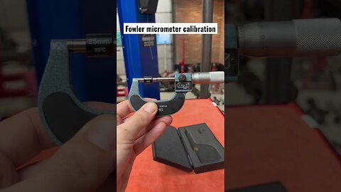 Fowler micrometer calibration #mechanic #diy #tools #cars #automotive #automobile