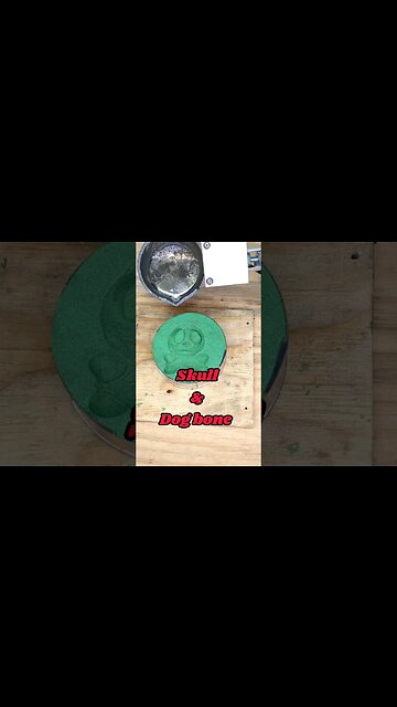 Metal Casting is Fun!!! #fun #shorts #kineticsand