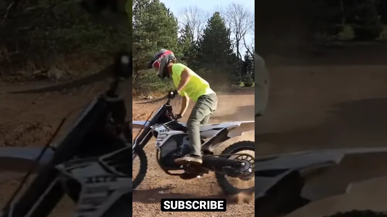 Electric Dirt Bike Wheelies