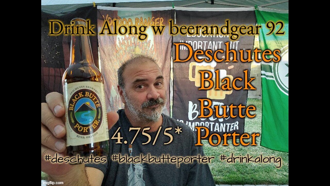 Drink Along w #beerandgear 103: Deschutes Brewing Black Butte Porter 4.75/5*