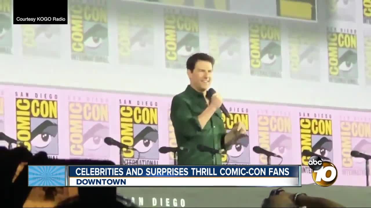 Celebrities and surprises thrill Comic-Con fans