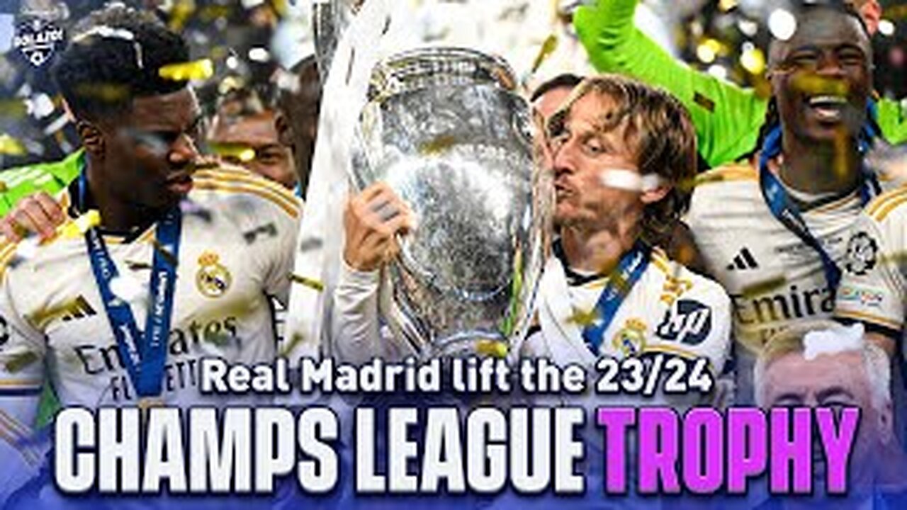 Real Madrid lift their 15th European trophy!UCL Today | CBS Sports Golazo