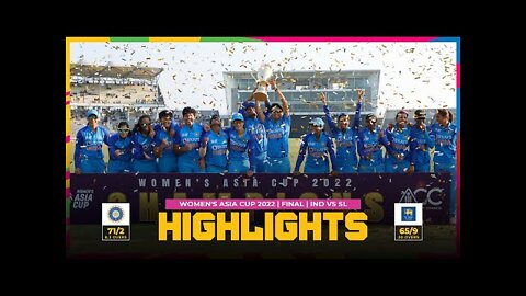 ACC | Women's Asia Cup 2022 | Final | India vs Sri Lanka