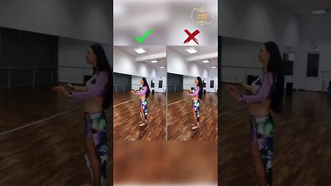 How to do basic Khaleegy movement | Valeriia Bakurova special for Raqs Academy #shortsbellydance