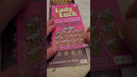 20X Scratch Off Win! #shorts