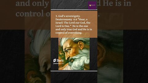 Biblical symbology the number One #shorts
