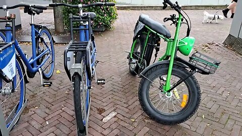 Urban Drivestyle Pedelec UniMoke Vs Rugged citybike by Arriva deelfiets. Electric bicycles fietsen