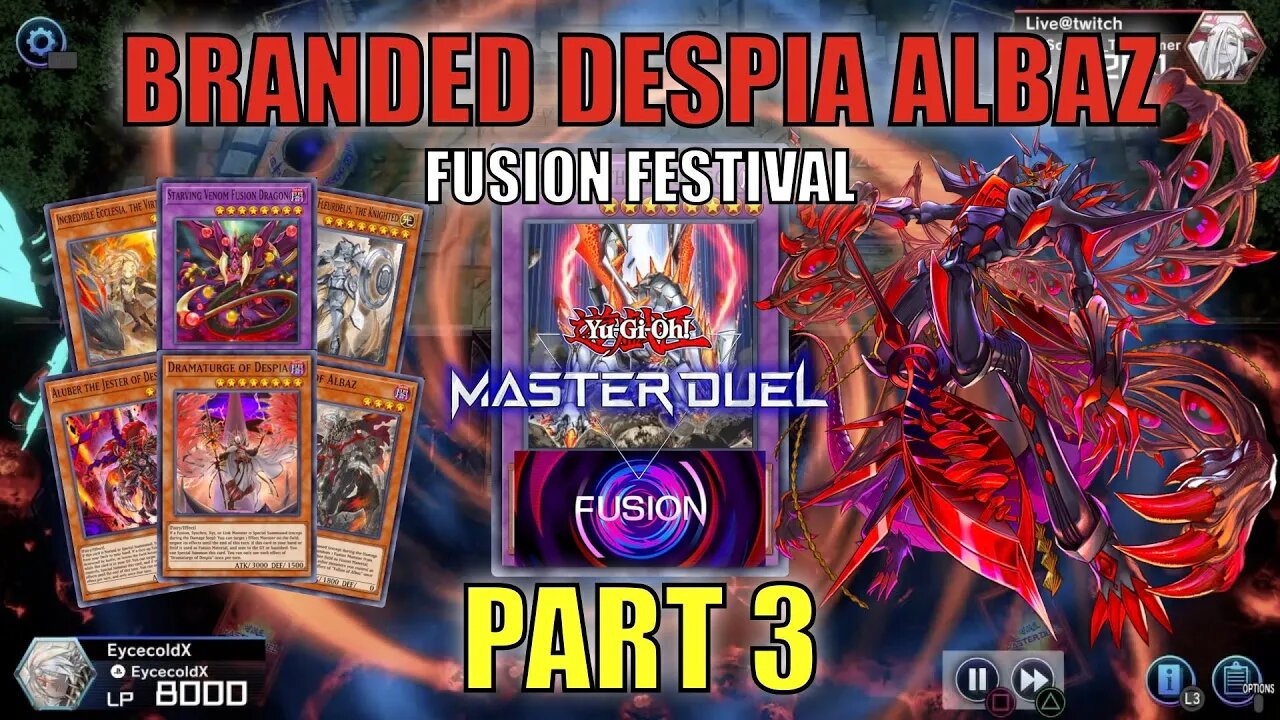 DESPIA ALBAZ DPE - FUSION FESTIVAL EVENT! MASTER DUEL GAMEPLAY | PART 3 | YU-GI-OH! MASTER DUEL! ▽