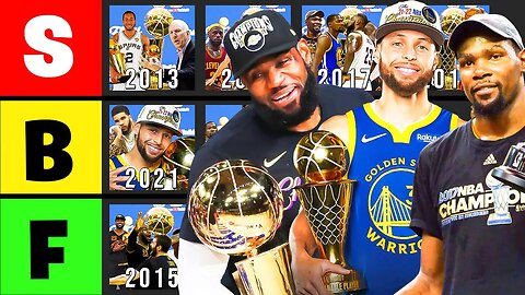 Ranking the Last 10 NBA Finals | NBA Tier List