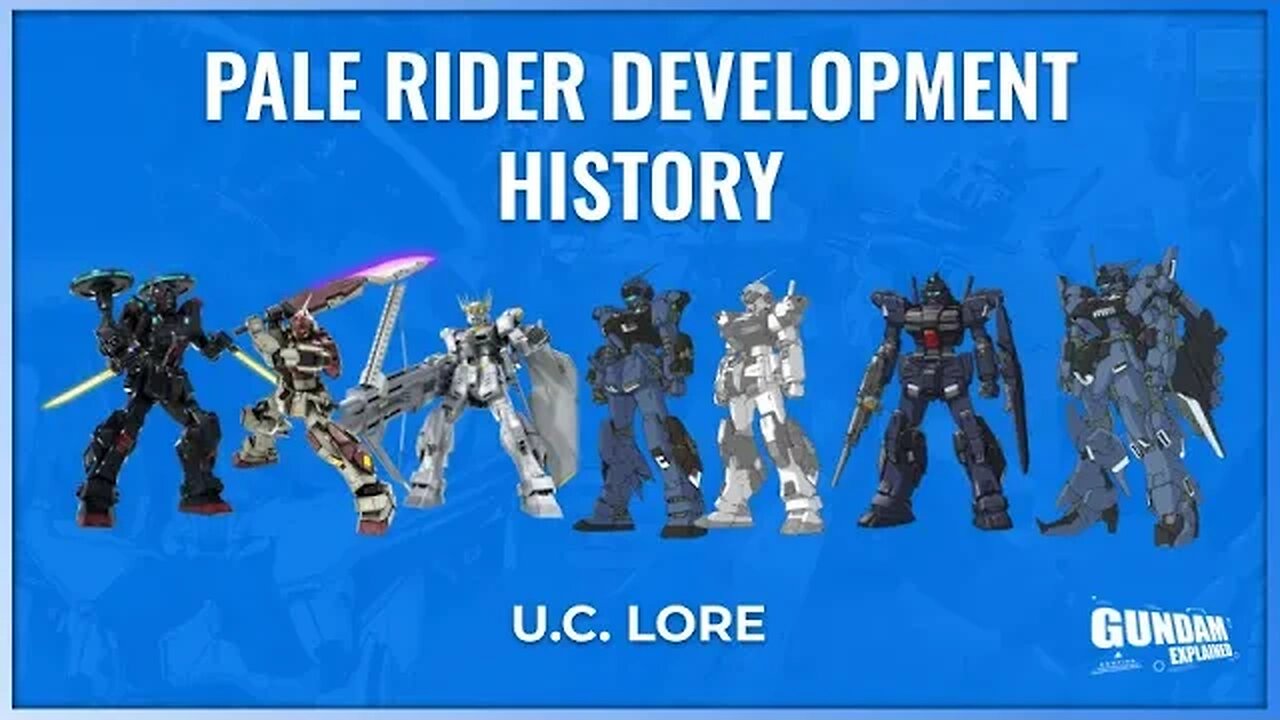 Pale Rider Development History Explained [Gundam UC Lore]