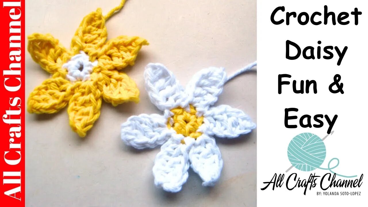 Easy Crochet Daisy