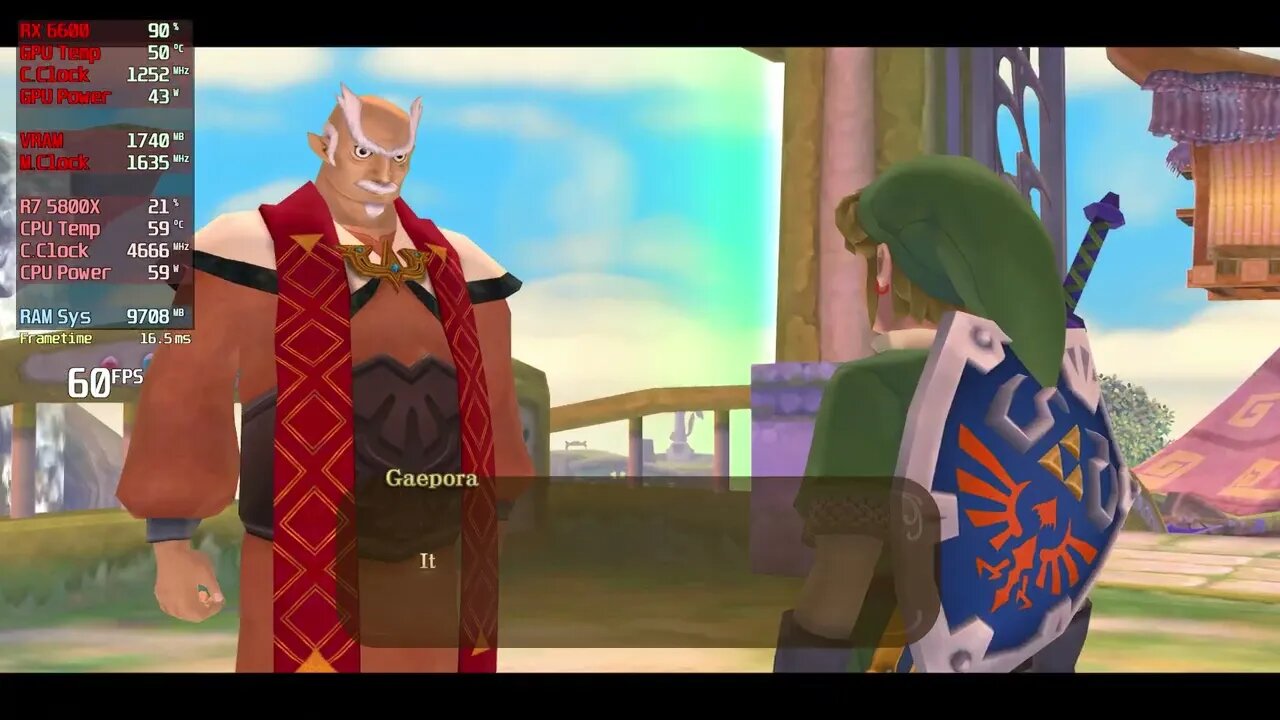 Ryujinx The Legend of Zelda: Skyward Sword HD 5800X | RX 6600 | 2x 1440p/2160p | 2023