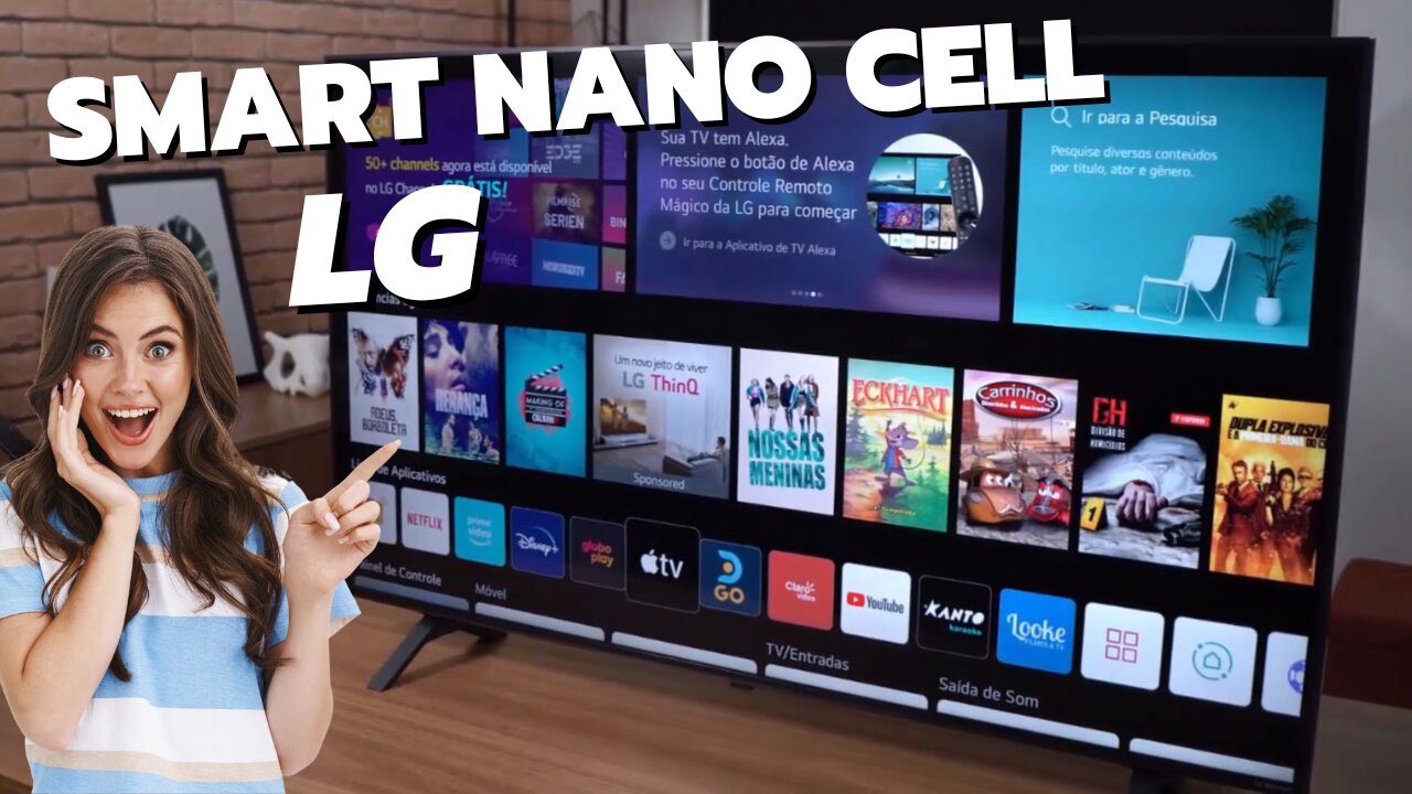 Smart TV Nanocell LG 4K 50 55 65 86 Polegadas