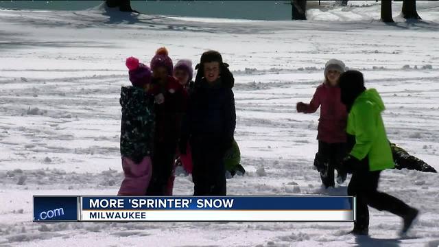 SE Wisconsin makes the best of late snow