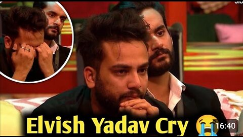 Elvish yadav cried on bigg boss 😭😭