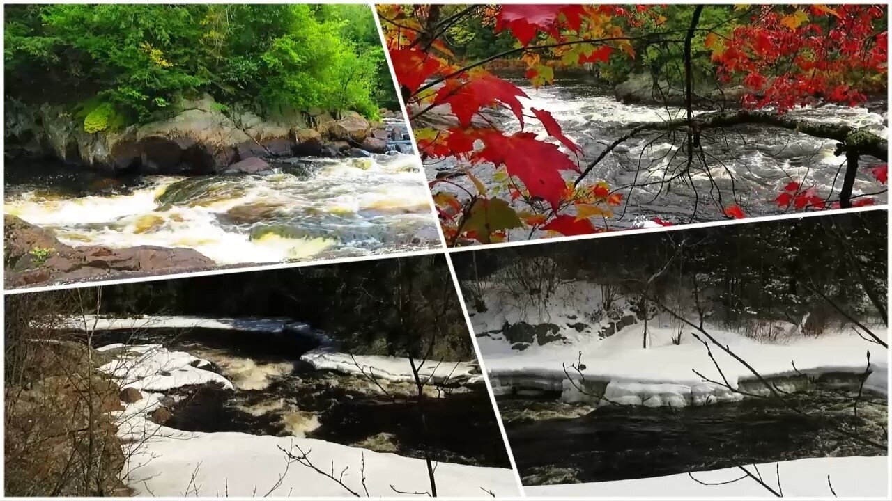 Adirondack Mountains - 2021 Nature Collage Compilation on the River