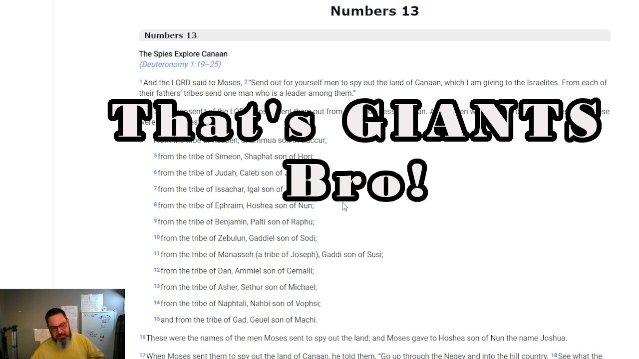 Scouting the Land And Finding the Annunaki Numbers 13-15