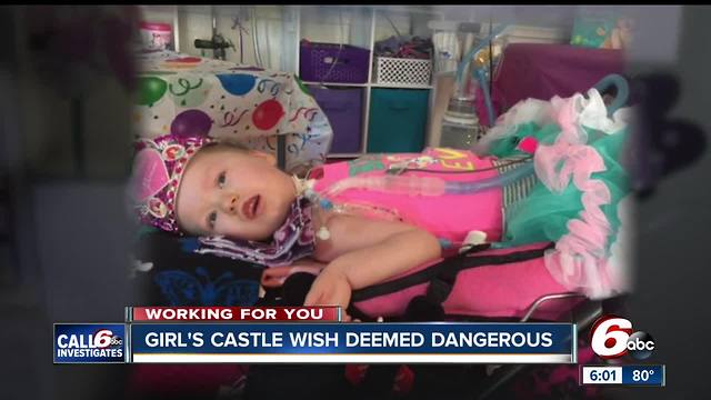 4-year-old's play castle by Make-A-Wish deemed unsafe