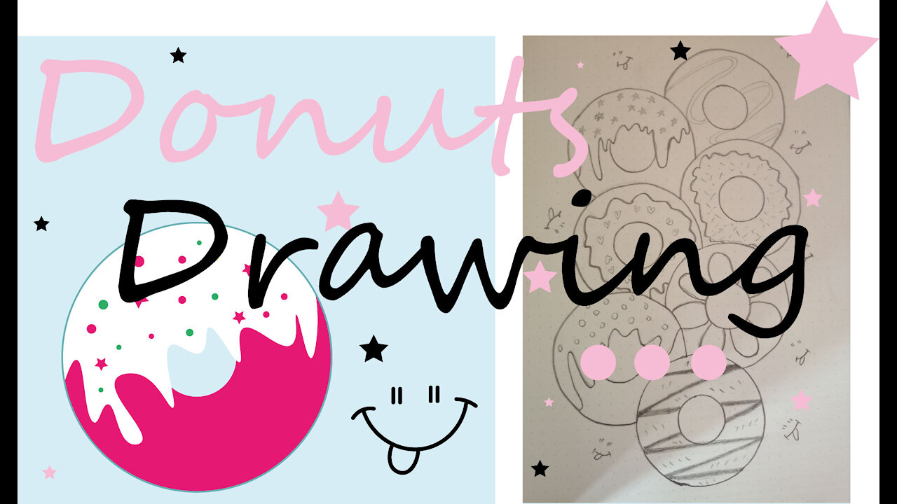 Donuts Drawing | Doodles