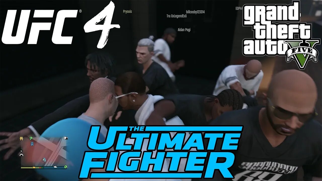 The Ultimate Fighter in UFC 4 and GTA 5: Episode 2