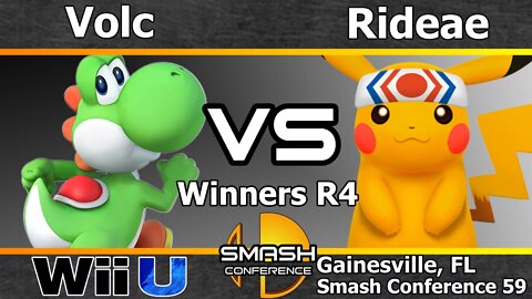 Volc (Yoshi) vs. Rideae (Pikachu) - Winners R4 - SC59