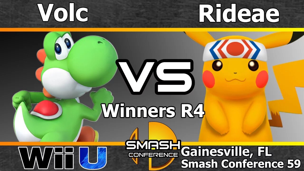 Volc (Yoshi) vs. Rideae (Pikachu) - Winners R4 - SC59