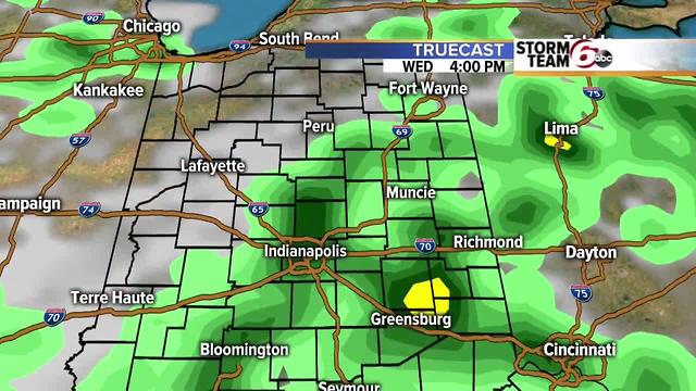 Slight chance Tuesday T'Storms.