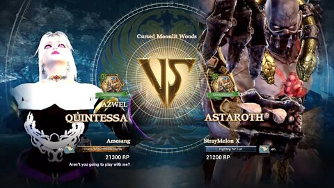 Quintessa (Amesang) VS Astaroth (StrayMelon X) (SoulCalibur™ VI: Online)