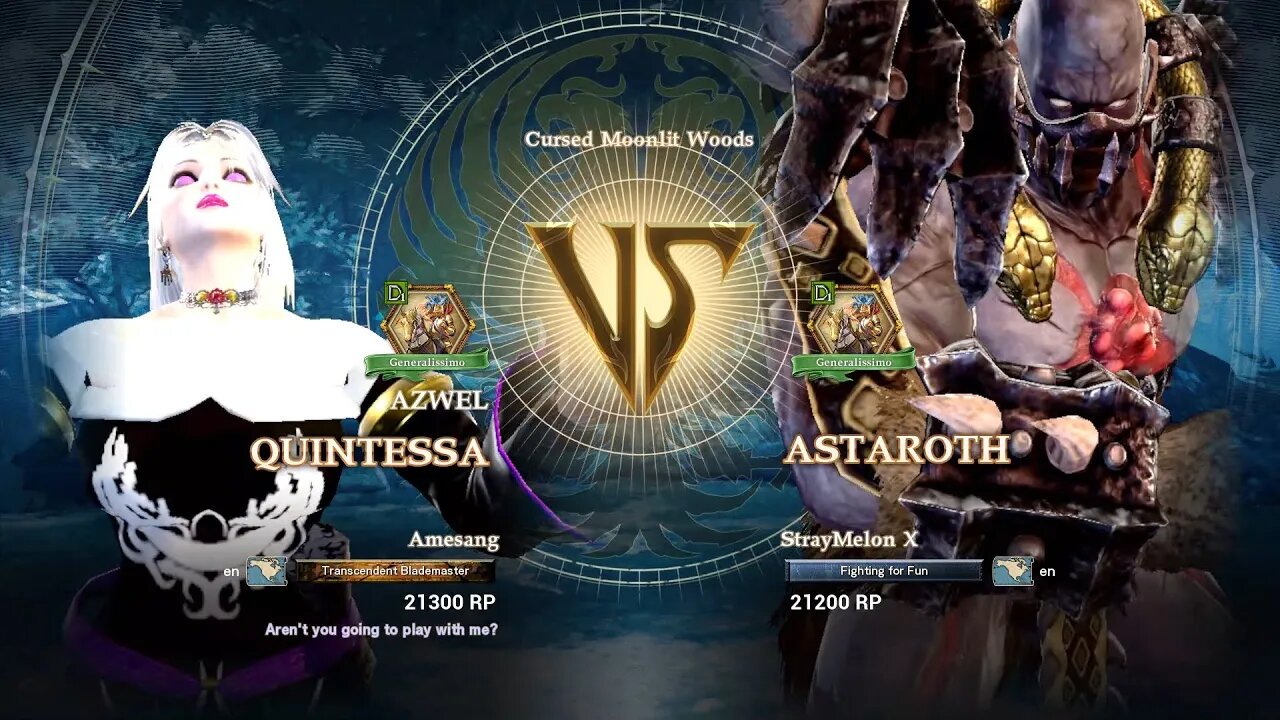 Quintessa (Amesang) VS Astaroth (StrayMelon X) (SoulCalibur™ VI: Online)