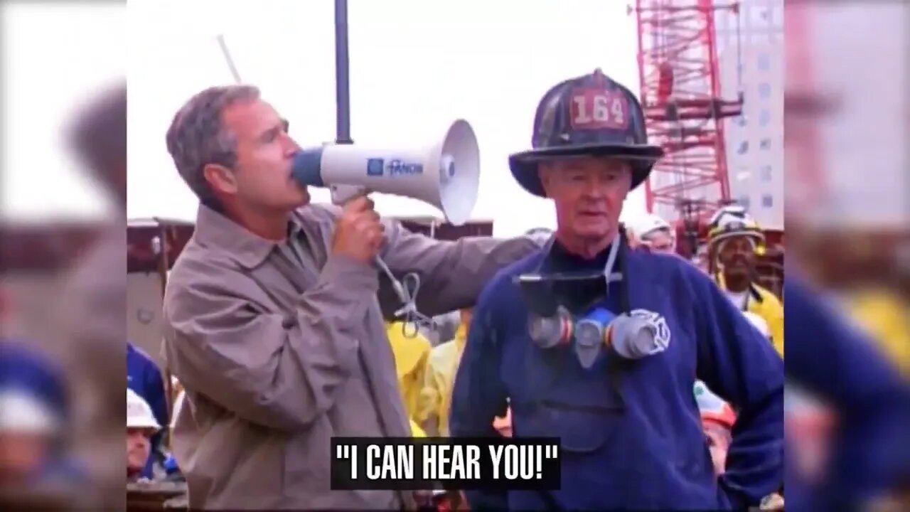 President George W. Bush Bullhorn After 9/11